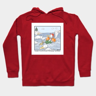 Actually, it was Six Swans A Swimming…and Dennis. Hoodie